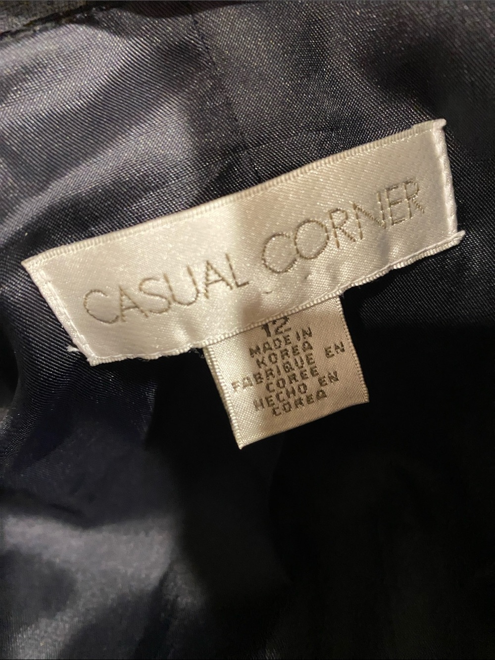 CASUAL CORNER Sleeveless Black Midi Shirt Dress with Slim Belt SZ 12 - Picture 4 of 11